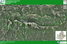 Carte des limites du site